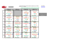 Menus CLSH Juillet 2025