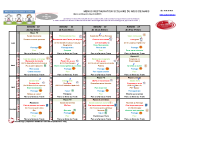 Mars 2026 menus S10-11-12-13