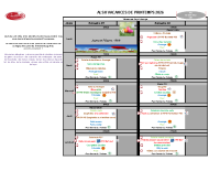 Menus vacances de printemps