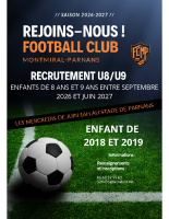 Affiche Sport Football Club Recrutement Simple Moderne Photo Noir Vert (2)