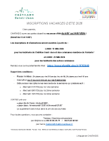 info chatikids vacances de juillet 2026