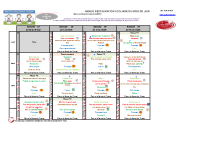 menu restauration scolaire Juin 2026
